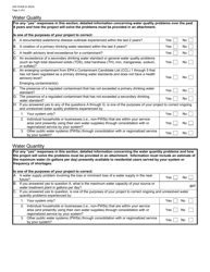 Form SFN54458 Project Questionnaire for the Drinking Water State Revolving Fund (Dwsrf) Program - North Dakota, Page 2