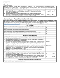 Form SFN54458 Project Questionnaire for the Drinking Water State Revolving Fund (Dwsrf) Program - North Dakota, Page 4