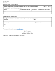 Form SFN54458 Project Questionnaire for the Drinking Water State Revolving Fund (Dwsrf) Program - North Dakota, Page 5