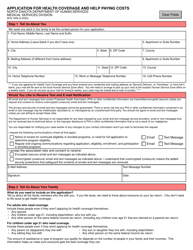 Form SFN1909 Application for Health Coverage and Help Paying Costs - North Dakota, Page 2