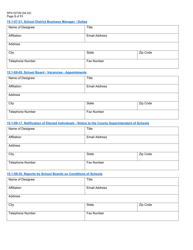 Form SFN52749 Assignment of Statutory Duties County Superintendent of Schools - North Dakota, Page 3