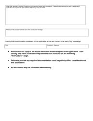 Form SFN52306 School Construction Loan Application - North Dakota, Page 2