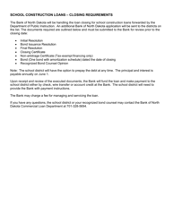 Form SFN52306 School Construction Loan Application - North Dakota, Page 4