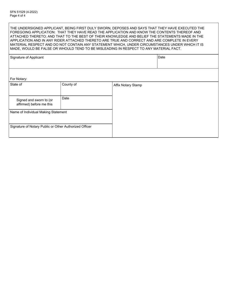 Form S-4 (SFN51526) Application for Registration as Dealer or Issuer-Dealer - North Dakota, Page 4