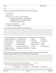 Form 04AF013E Adult Behavioral Health Reference Letter - Oklahoma, Page 2