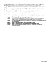 Application for Commercial Aquatic Turtle Buyer License - Oklahoma, Page 11