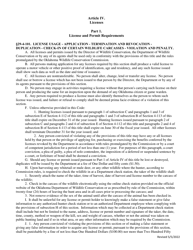 Application for Commercial Aquatic Turtle Buyer License - Oklahoma, Page 8