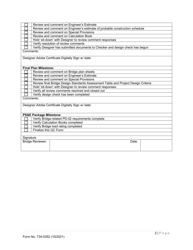 Form 734-5352 Bridge Reviewer Qc Checklist - Oregon, Page 2