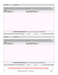 Final Report Form - Feasibility Study Grants - Oregon (Spanish), Page 5