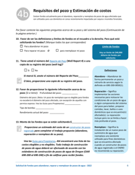 Solicitud De Fondos Para Abandonar, Reparar Y Reemplazar Pozos De Agua - Oregon (Spanish), Page 6