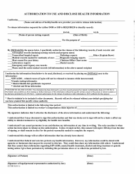 Document preview: Form CD728CH Medical Records Release Form - Oregon