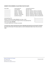 Nursery License Application - Oregon, Page 5