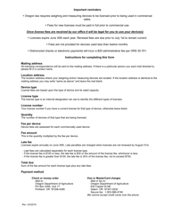 Weighing &amp; Measuring Device Application - Oregon, Page 2