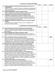 Formulario CSF02 0910 Planilla De Manutencion De Hijos - Oregon (Spanish), Page 2