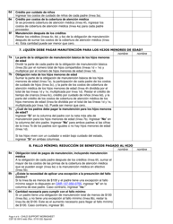 Formulario CSF02 0910 Planilla De Manutencion De Hijos - Oregon (Spanish), Page 4