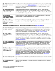 Instructions for Form CSF02 0910 Child Support Worksheet - Oregon, Page 8