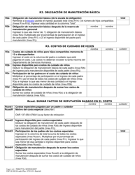 Formulario CSF02 0910A Planilla De Refutacion De Manutencion De Hijos - Oregon (Spanish), Page 2