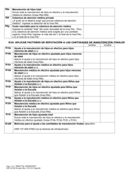 Formulario CSF02 0910A Planilla De Refutacion De Manutencion De Hijos - Oregon (Spanish), Page 7