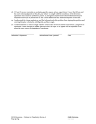 DUII Diversion Form 4 Petition to Plead Guilty or No Contest - Oregon, Page 3