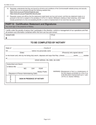 Form DL-9002 Internet User Application/Licensing Agreement for Government Agencies - Pennsylvania, Page 4