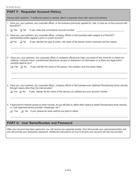 Form DL-9103 Internet User Application/Licensing Agreement for Pre-employment Screeners - Pennsylvania, Page 3