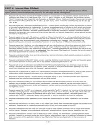 Form DL-9103 Internet User Application/Licensing Agreement for Pre-employment Screeners - Pennsylvania, Page 4