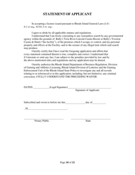 Rhode Island Supplemental Form to the Multi Jurisdictional Personal History Disclosure Form - Rhode Island, Page 10