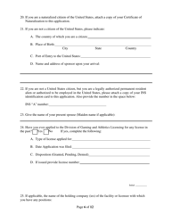 Rhode Island Supplemental Form to the Multi Jurisdictional Personal History Disclosure Form - Rhode Island, Page 6