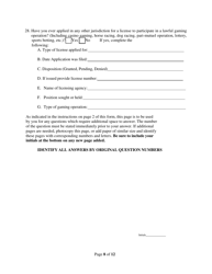 Rhode Island Supplemental Form to the Multi Jurisdictional Personal History Disclosure Form - Rhode Island, Page 8