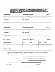 Operations Employee Application - Rhode Island, Page 5