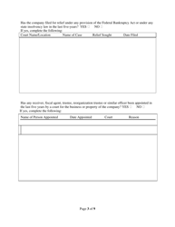 Vendor Application - Rhode Island, Page 3