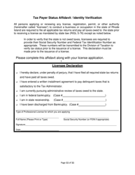 License Application for Non-facility/Vendor Employees - Rhode Island, Page 11