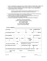 License Application for Non-facility/Vendor Employees - Rhode Island, Page 3