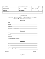 License Application for Non-facility/Vendor Employees - Rhode Island, Page 7