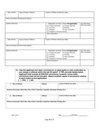 On-Facility/Vendor Gaming Employees License Application - Rhode Island, Page 10