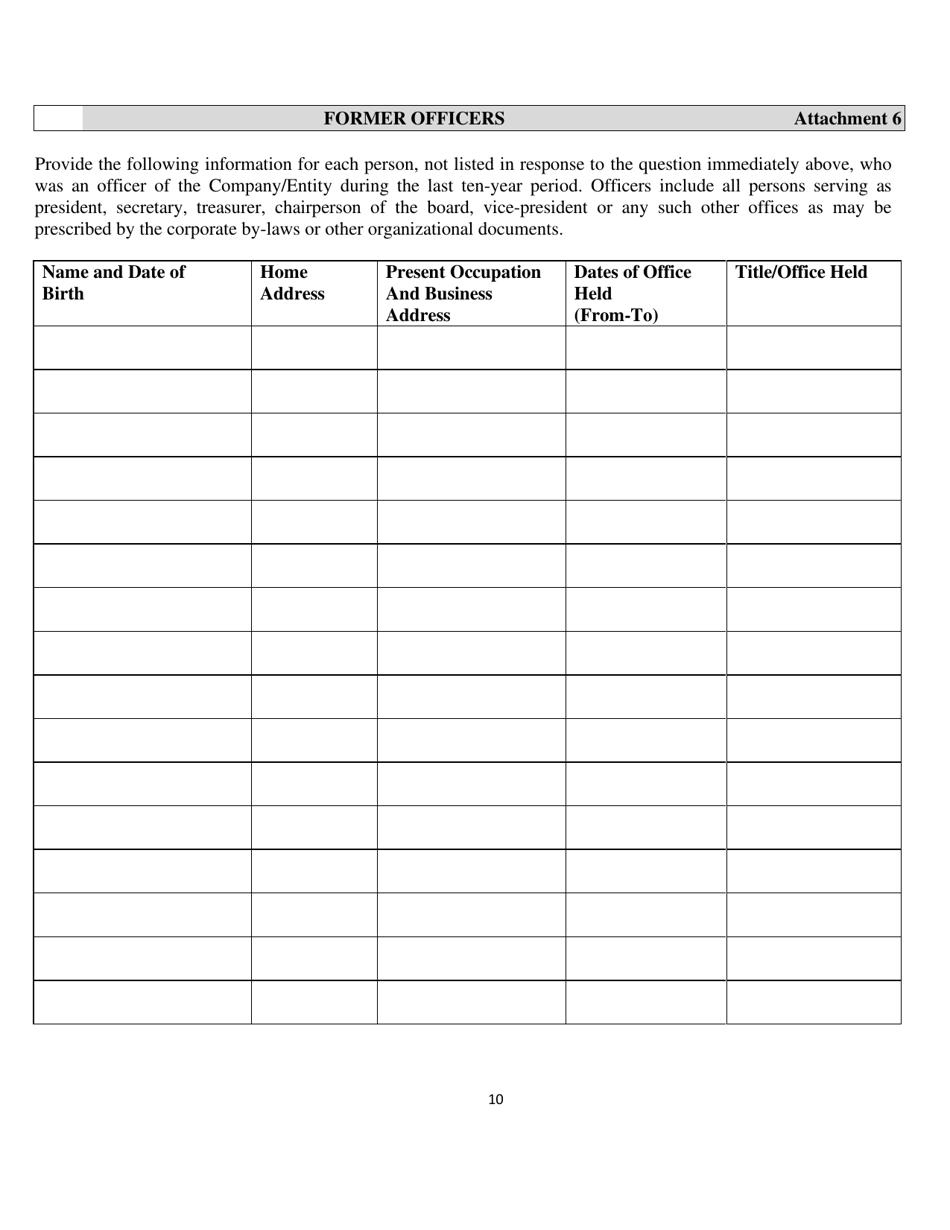 Gaming Vendor Application - Rhode Island, Page 10