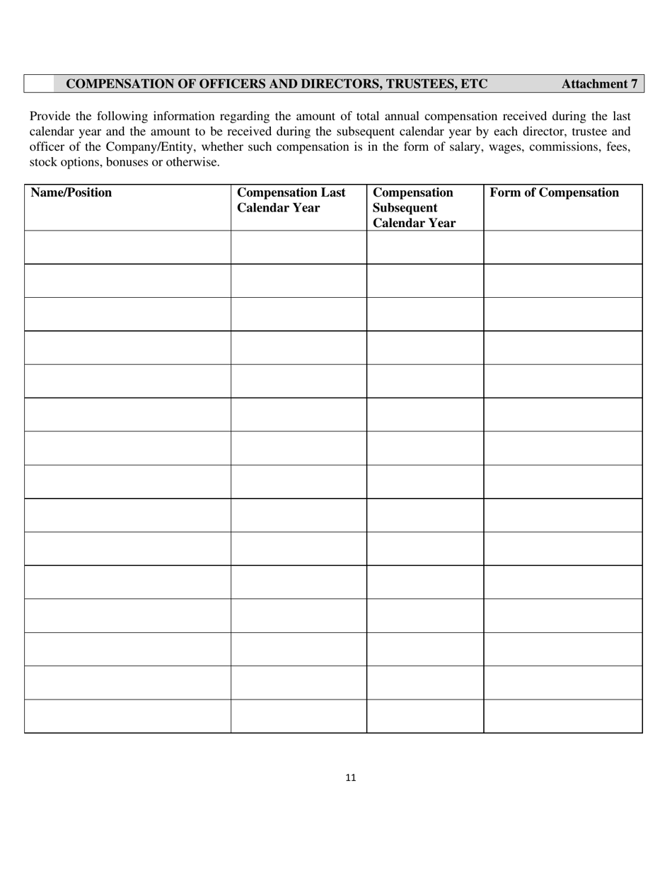 Gaming Vendor Application - Rhode Island, Page 11