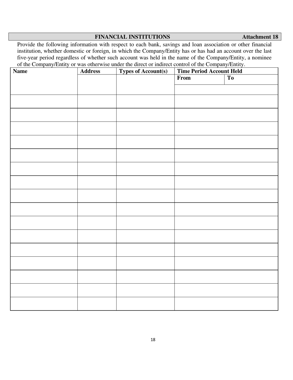 Gaming Vendor Application - Rhode Island, Page 18