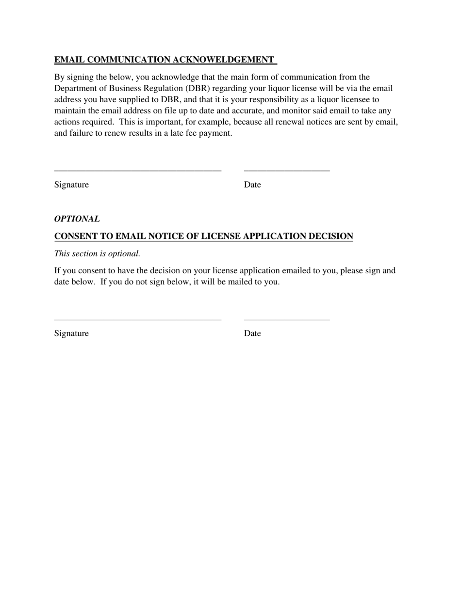 Email Communication Acknowledgement - Rhode Island, Page 1