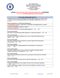 Initial Class a Motor Vehicle Repair Application - Rhode Island, Page 4