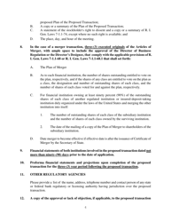 Application for Approval to Merge or Consolidate a Financial Institution Under Rhode Island General Laws 19-2-13 - Rhode Island, Page 4