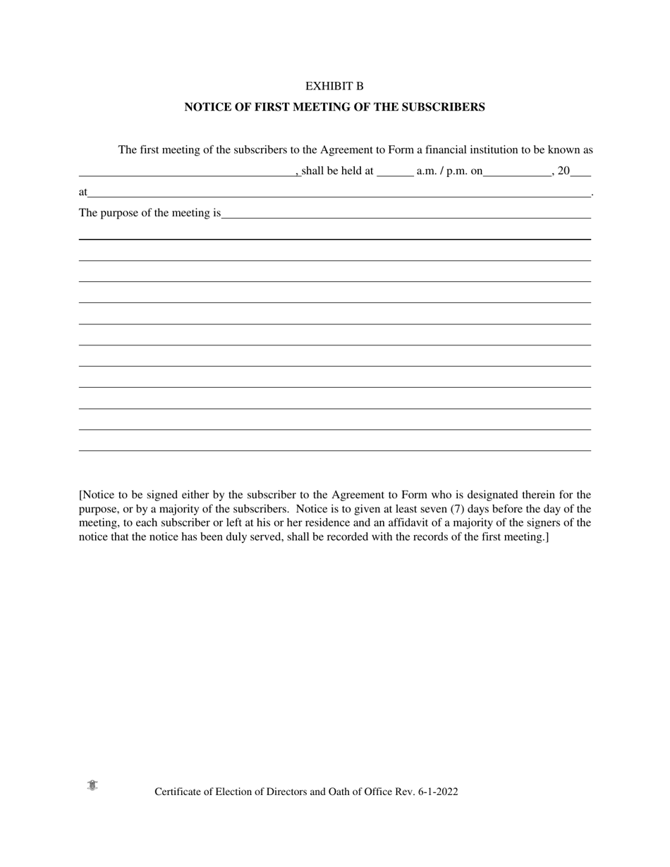 Application for Approval to Establish a Financial Institution - Rhode Island, Page 14