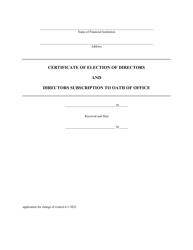 Application to Acquire Control of a Financial Institution Under Rhode Island General Laws Title 19, Chapter 8 - Rhode Island, Page 6