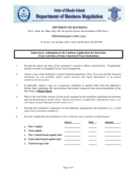 Uniform Application for Interstate Trust Activities of State-Chartered Trust Institutions - Rhode Island, Page 5