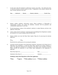 Uniform Application for Interstate Trust Activities of State-Chartered Trust Institutions - Rhode Island, Page 6