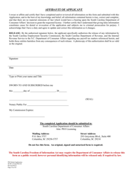 SCDCA Form PEO-01 Professional Employer Organization - Initial License Application - South Carolina, Page 10