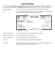 Form D-137 Registration Application Electronic Funds Transfer (Eft) Extensible Mark-Up Language (Xml) - South Carolina, Page 2