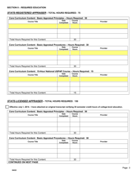 SD Form 0051 Application for State-Certified General/Residential, Licensed, or Registered Appraiser - South Dakota, Page 3
