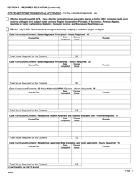 SD Form 0051 Application for State-Certified General/Residential, Licensed, or Registered Appraiser - South Dakota, Page 5