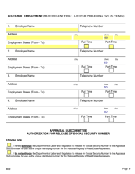 SD Form 0051 Application for State-Certified General/Residential, Licensed, or Registered Appraiser - South Dakota, Page 9